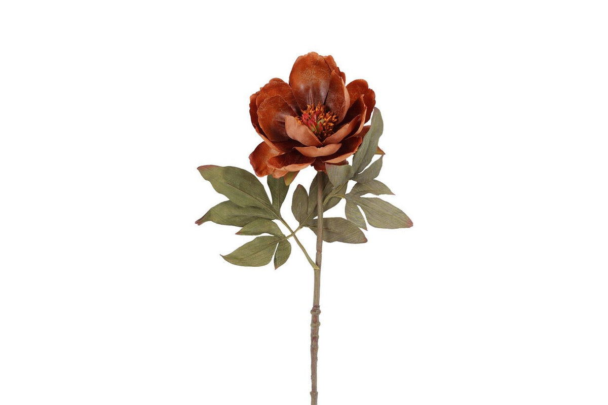 Peony – Kunstig blomst 56 cm – 2 farver
