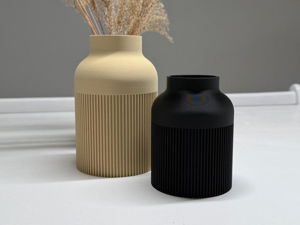 Hiku Japandi Vase – Minimalistisk Vase til Nordisk Boligindretning