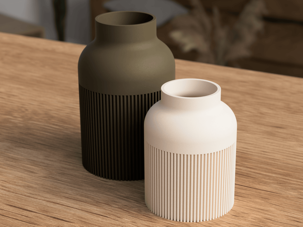 Hiku Japandi Vase – Minimalistisk Vase til Nordisk Boligindretning
