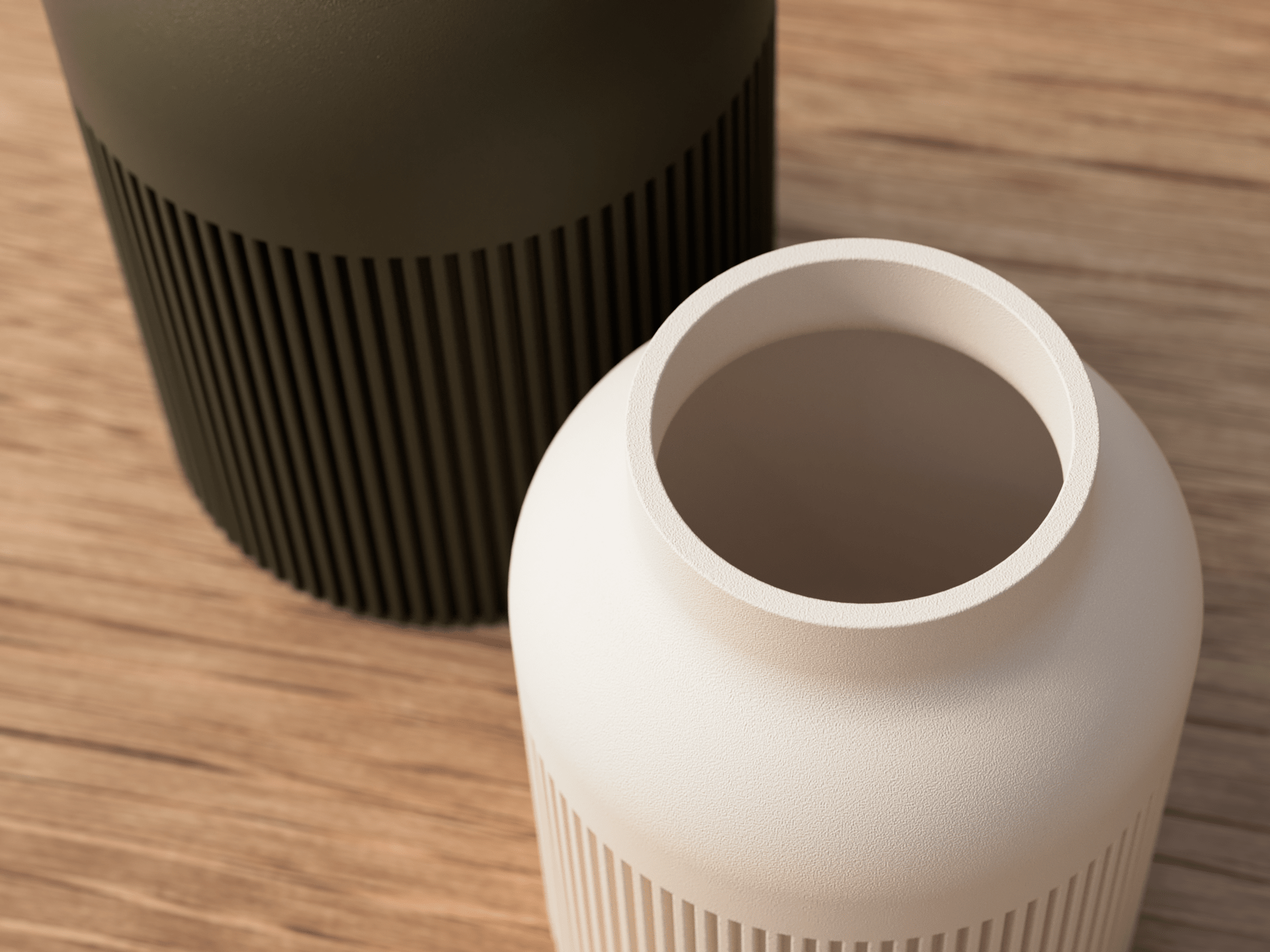 Hiku Japandi Vase – Minimalistisk Vase til Nordisk Boligindretning