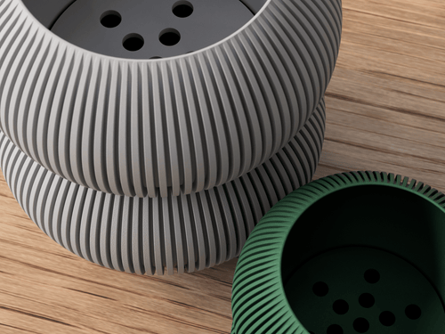 Bubble plantekrukke – organisk planteholder med ben i nordisk design