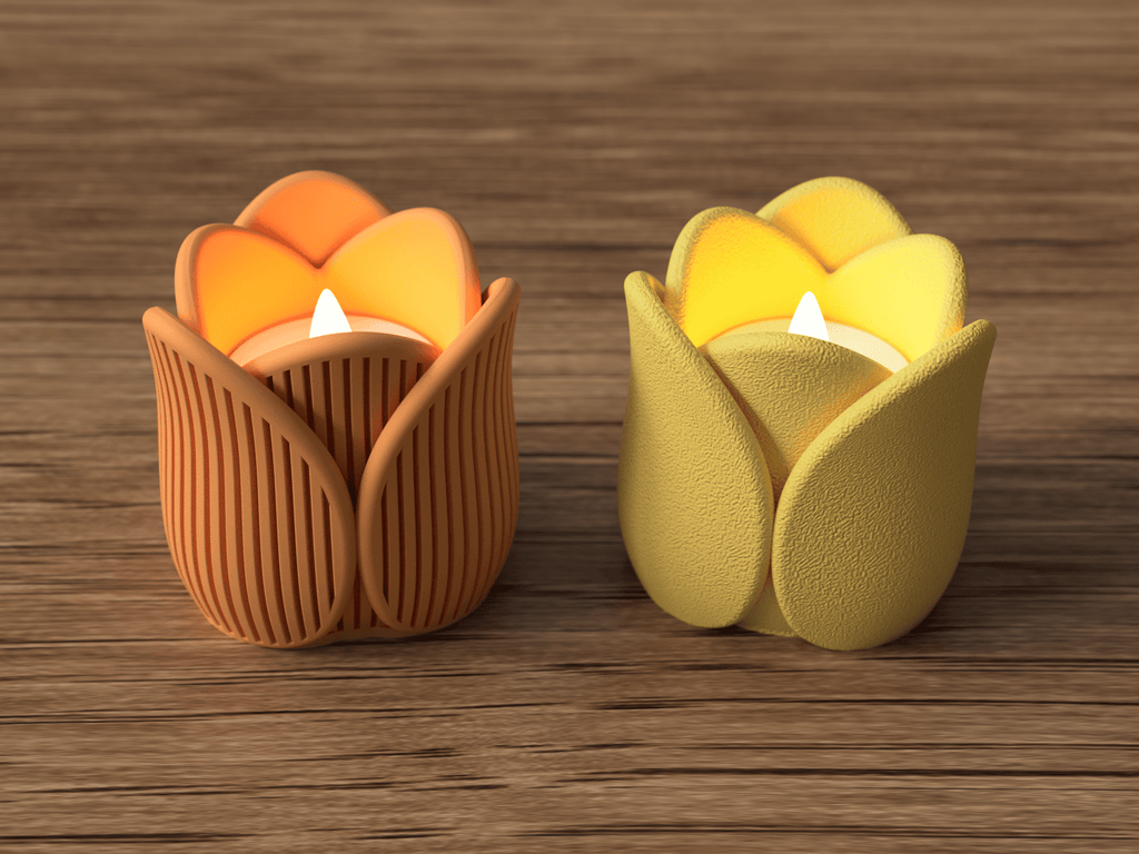 Tulipan fyrfadsstage – dekorativ lysestage i nordisk design