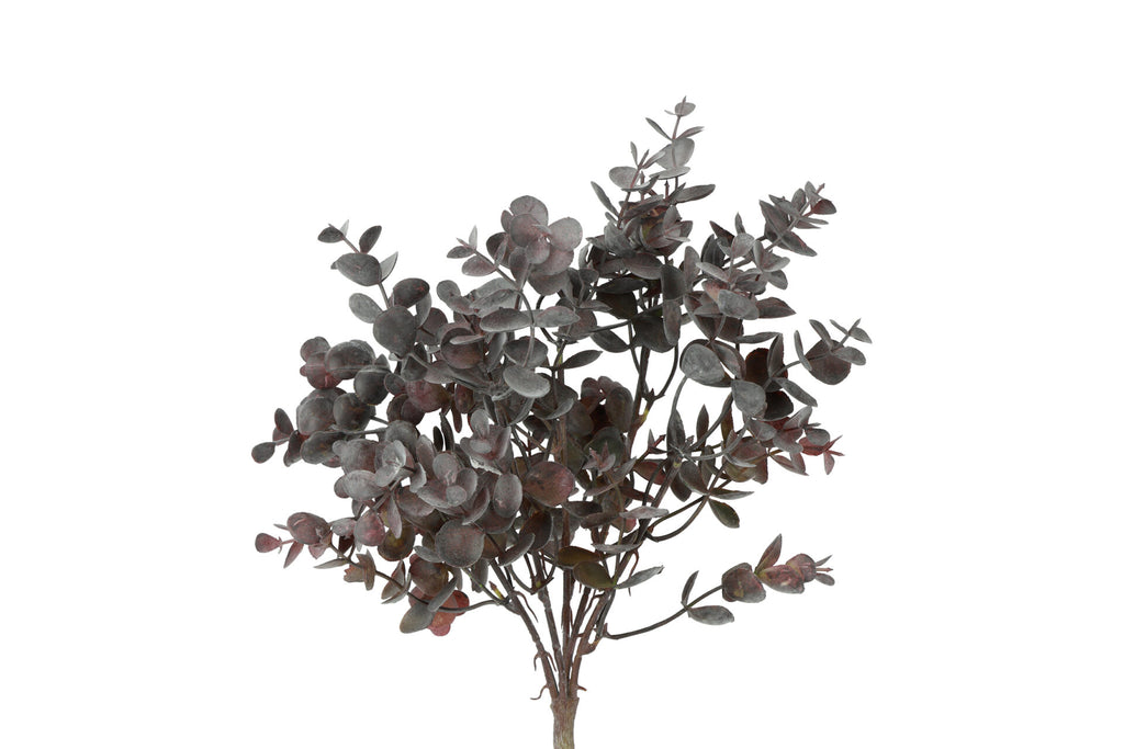 Kunstig eucalyptus buket i lys bordeaux på 33 cm fra Homae