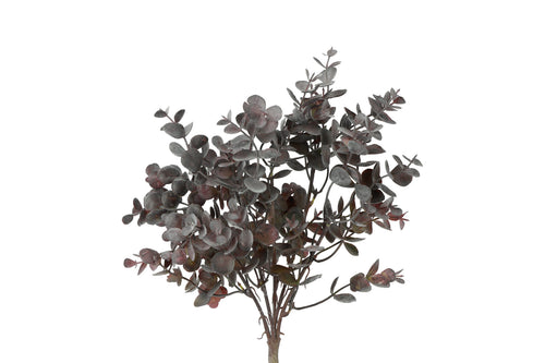 Kunstig eucalyptus buket i lys bordeaux på 33 cm fra Homae