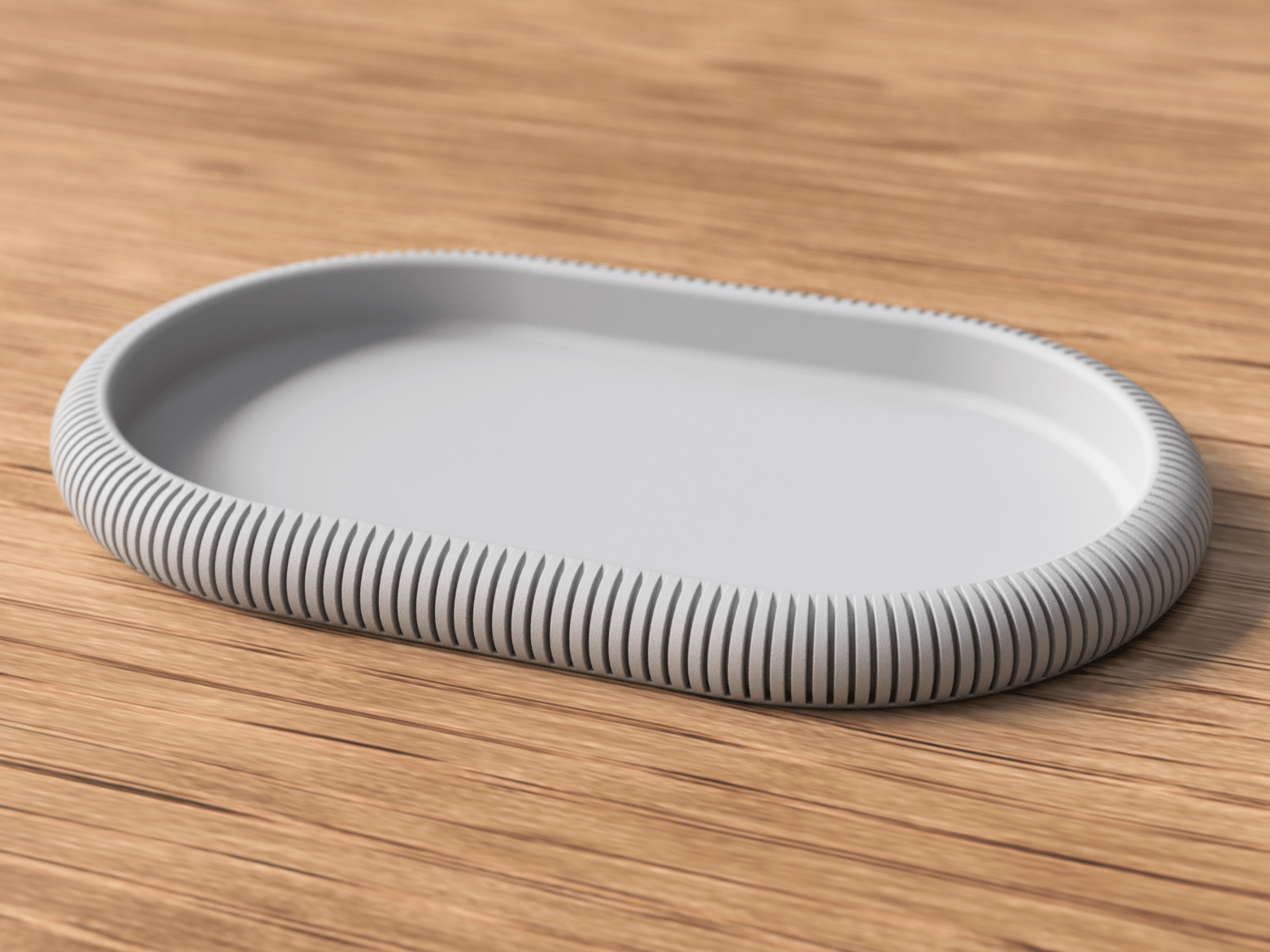 Japandi bakke i nordisk minimalistisk design - elegant opbevaringsbakke til dekoration og hverdagsting