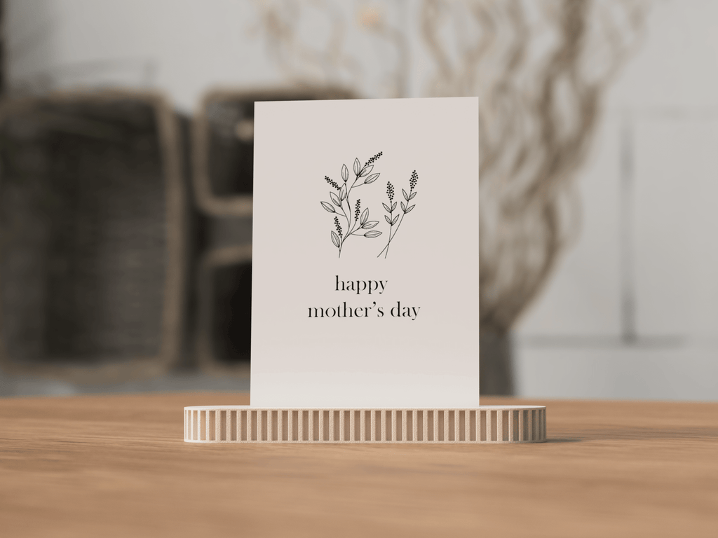 Kortholder i PLA - detalje af elegant blomsterslot til dekoration