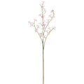 Kunstig cornus gren i lys rosa på 73 cm med små blomster