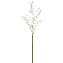 Kunstig cornus gren i lys rosa på 73 cm med små blomster