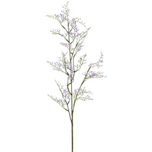 Kunstig limonium gren i lys lilla på 83 cm med fine små blomster