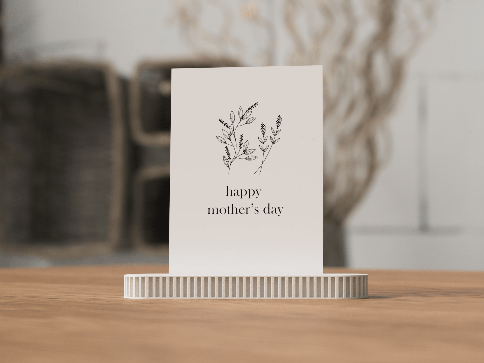 Minimalistisk kortholder i hvid - fremvis dine yndlingsøjeblikke