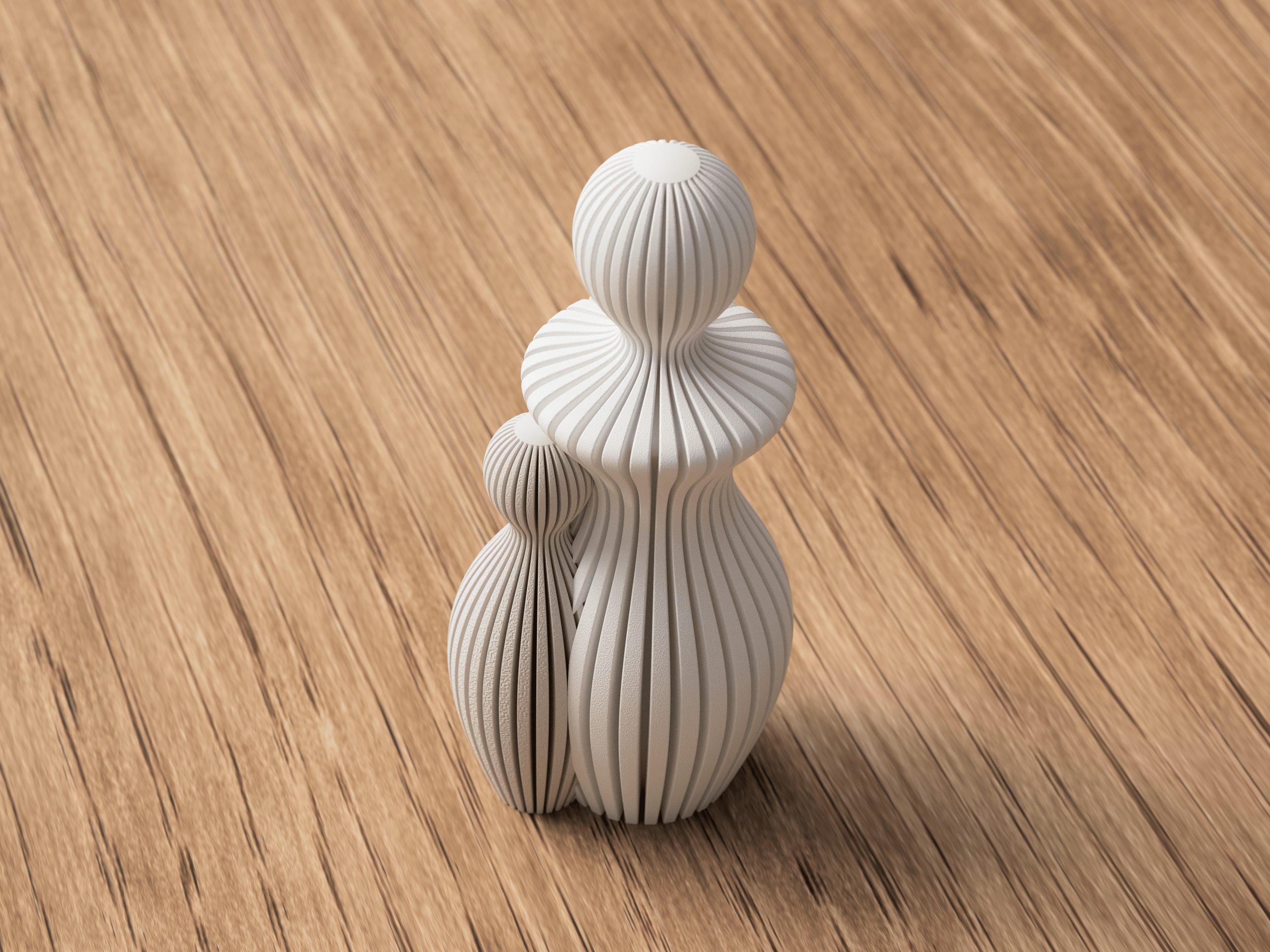 Mors Dag skulptur med 1 barn opstillet på reolopstilling i nordisk indretning