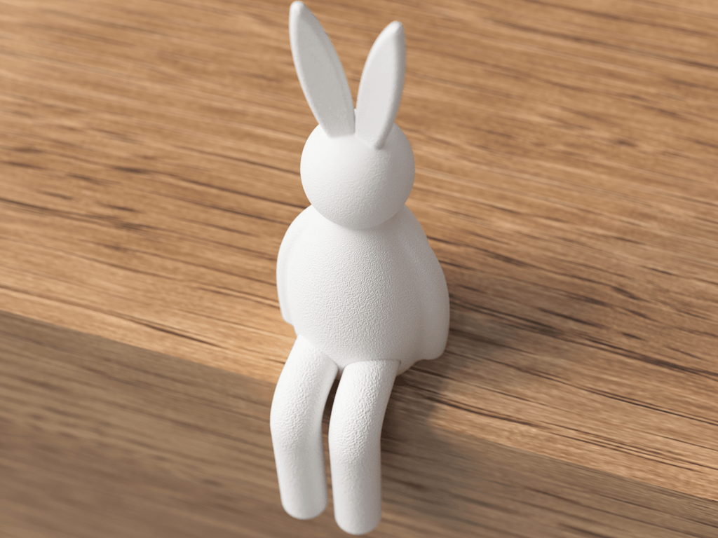 Påskehare Japandi-stil - moderne boligindretning