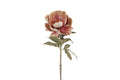 Kunstig peony i sand på 56 cm – kunstig blomst fra Homae