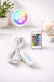 RGB LED lampe kit med fjernbetjening – farverig stemningslampe