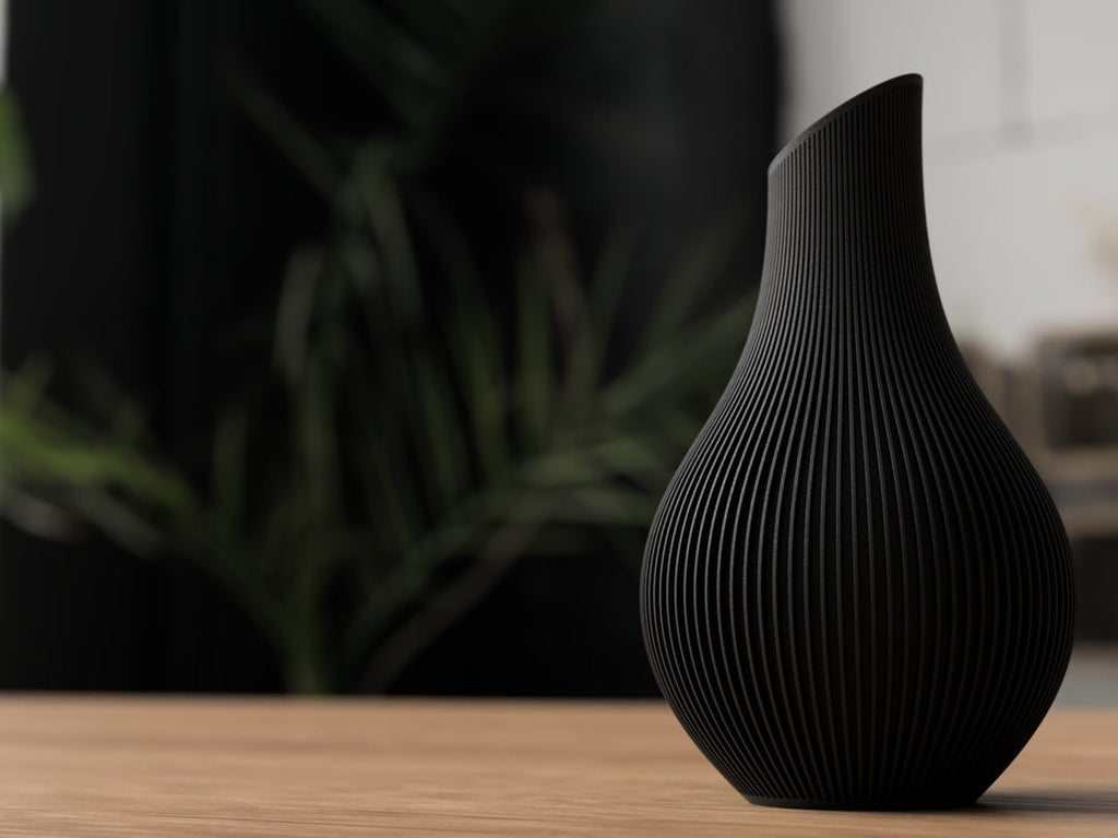 Shizu Japandi Vase med tørrede blomster - nordisk minimalistisk boligindretning