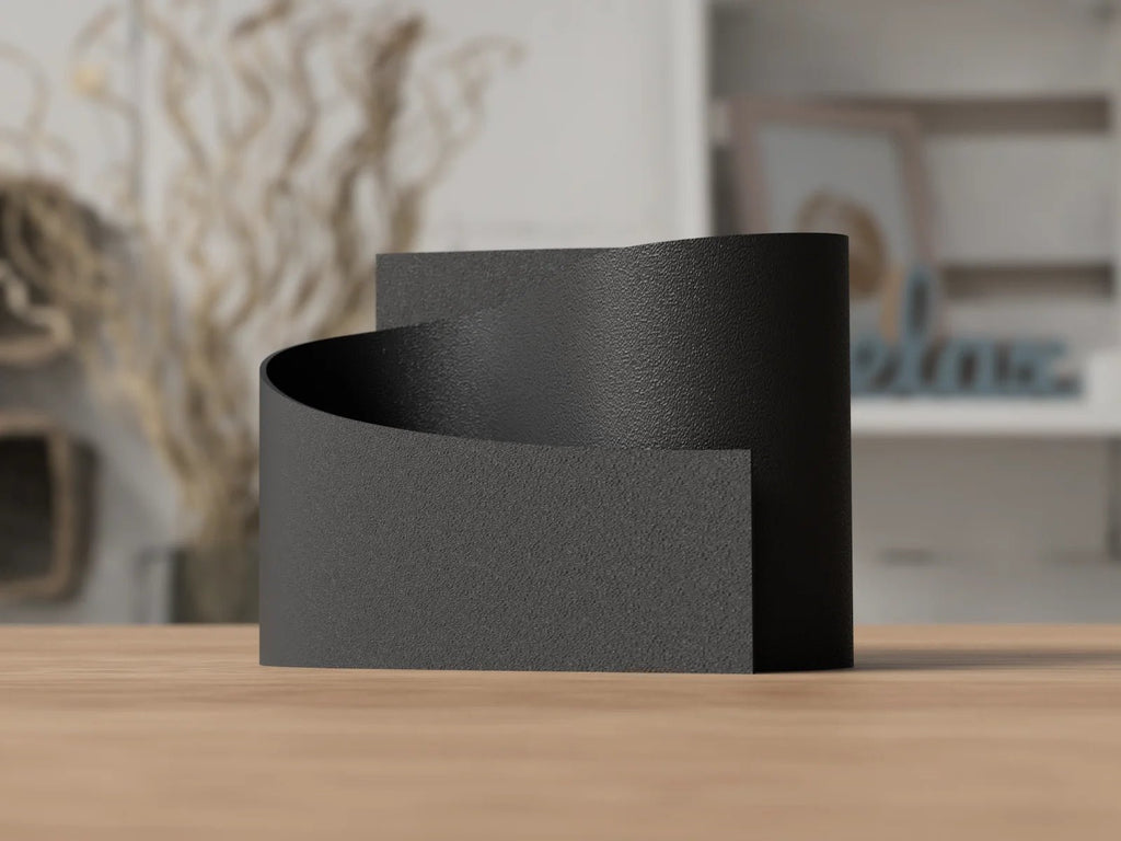 Wave opbevaringsholder i sort mat set fra siden – stilren tandbørsteholder i moderne dansk design